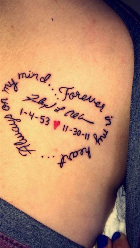 Loving Memory Meaningful Tattoos For Passed Loved Ones | Best Tattoo Ideas