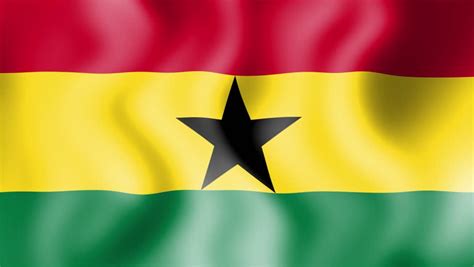 Ghana Flag Loop 1 Stock Footage Video 1370548 - Shutterstock