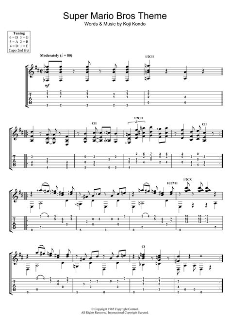 Super Mario Bros Theme | Sheet Music Direct