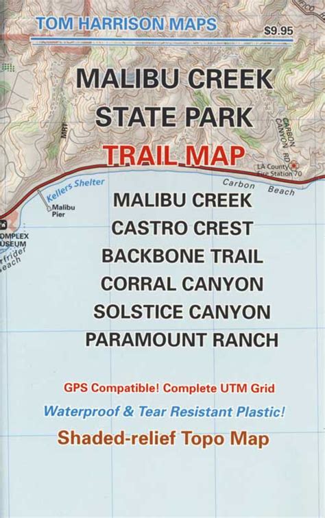 Malibu Creek Trail Map - Malibu Creek State Park Map LA Hikes