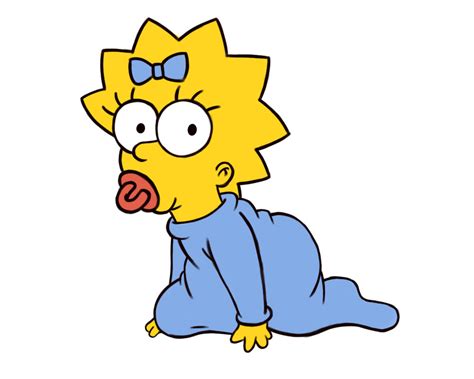 Collection of Maggie Simpson HD PNG. | PlusPNG