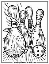 Bowling Coloring Pages Free Downloads  Sheets For Kids sketch template