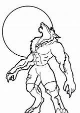Howling Werewolf coloring Page  Download Print Or Color Online For Free sketch template