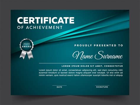 12 Best Certificate Template Images On Pinterest Award Certificates ...