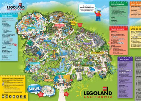 Legoland Florida Map 2016 On Behance - Legoland Map Florida - Printable ...