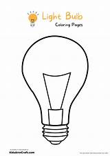 Light Bulb Coloring Pages For Kids Free Printable  Art & Craft sketch template