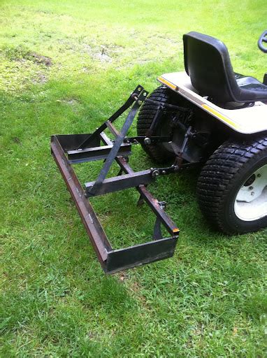 I built a grader box for my MTD 995 - MyTractorForum.com - The ...