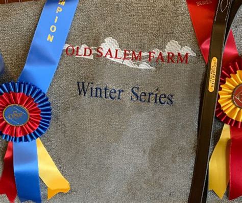 Old Salem Farm Celebrates Winter Series Champions – Old Salem Farm