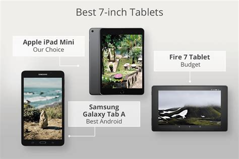 5 Best 7-inch Tablets to Buy in 2024