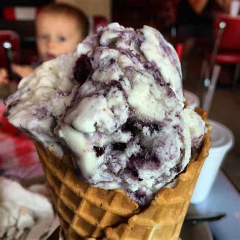 EAT IT: Blueberry Waffle Cone Ice Cream....