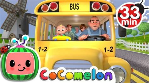 CoComelon Wheels on the Bus Song And Lyrics - 2023