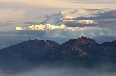 Mount Mckinley And Clouds by Jochen Schlenker