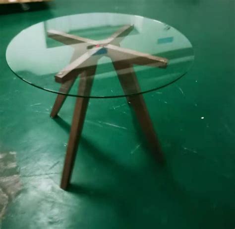 Round Glass Dining study coffee table, Hari Raya Chinese New Year ...