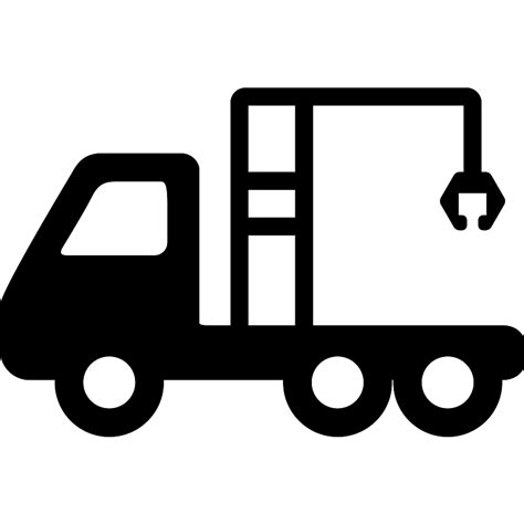 Crane Truck Files for Cricut Eps Vector Crane Truck Outline SVG Truck Dxf Crane Truck Cut Files ...