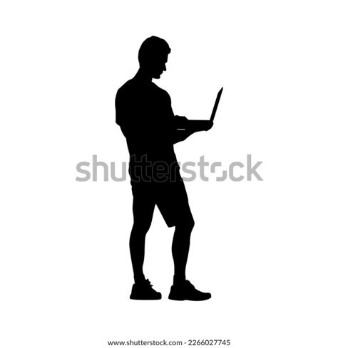 Silhouette Person Black Stock Vector (Royalty Free) 2266027745 | Shutterstock