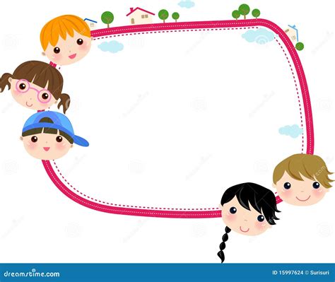 Kids And Frame Stock Images - Image: 15997624