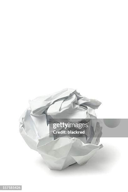 Scrunched Up Paper Ball Photos and Premium High Res Pictures - Getty Images