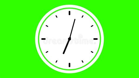 Round Clock Animation Wall Clock 3 Clock Greenscreen Animation Company ...