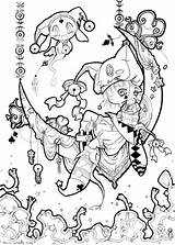 Creepypasta Coloring Pages Printable Sketch Page sketch template