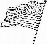 American Flag Coloring Page For Preschool At GetColoringscom  Free sketch template
