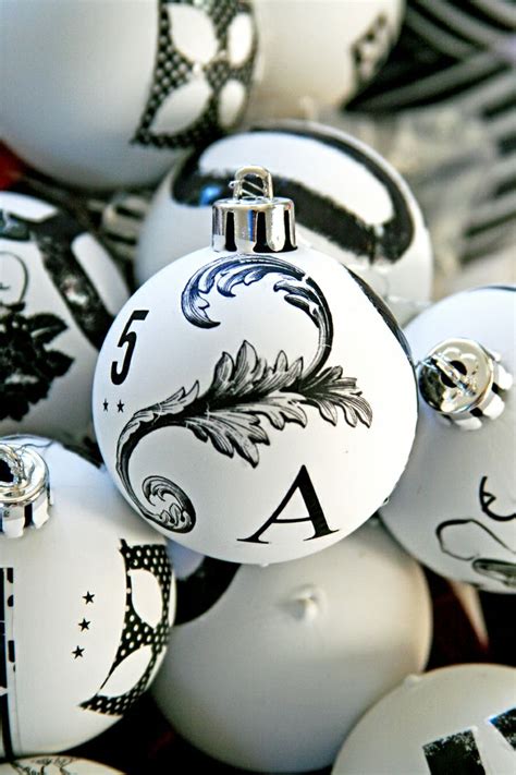 90 best images about Black and White Christmas Ornaments on Pinterest ...