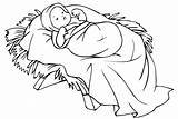 Baby Jesus Coloring Pages  Best For Kids sketch template