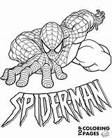 Amazing Spiderman coloring page To Print sketch template
