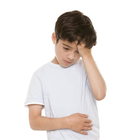 Boy With Stomach Pain Photograph by