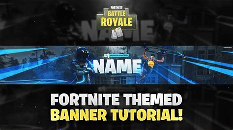 How To Make A Fortnite Youtube Banner - Image to u