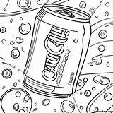 Fizzy Soda Can Coloring Page  Pagescom sketch template