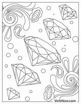 Free DIAMONDS Coloring Page & Book For Download Printable PDF  sketch template