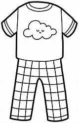 Free Printable Cute Pajamas Coloring Page  Toddler coloring Book sketch template