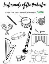 Musical Instruments Coloring Pages sketch template