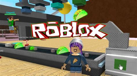 ROBLOX CANDY FACTORY TYCOON | GLOWING GREEN TACOS! - YouTube