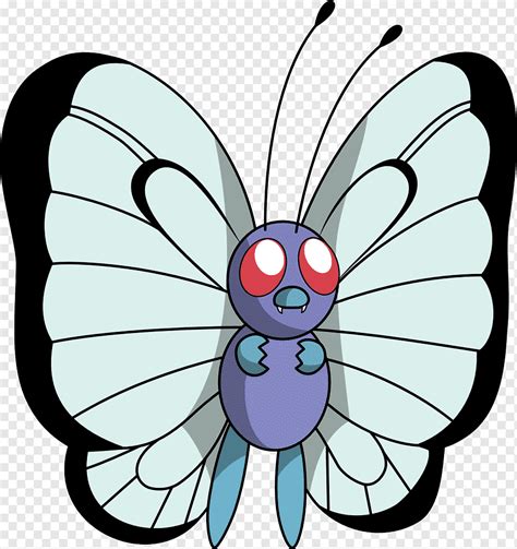 Ash Ketchum Butterfree Caterpie Beedrill Pokémon, pokemon, brush Footed ...