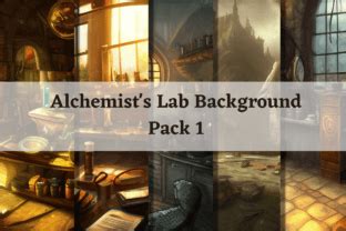 Fantasy Backgrounds Alchemist Lab Pack 1 Graphic by Matthew Gallo ...