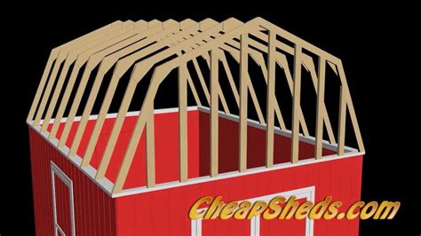 How To Build Barn Style Shed Roof Trusses | Barn style shed, Roof trusses, Building a shed