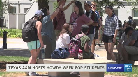 Texas A&M University welcomes back Aggies back to campus with Howdy Week! | kagstv.com