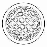 Free 🧇 Waffles Coloring Pages – Coloring Corner sketch template
