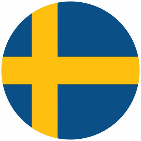 Flag of sweden, sweden, sweden's circled flag, sweden's flag icon - Download on Iconfinder