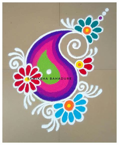 Diwali Rangoli Sketch at PaintingValley.com | Explore collection of ...