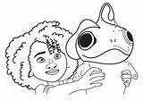 Cute Monster From The Sea Beast Coloring Page  Free Printable sketch template