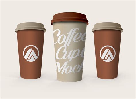 Free Paper Coffee Cup Mockup PSD Set - Good Mockups