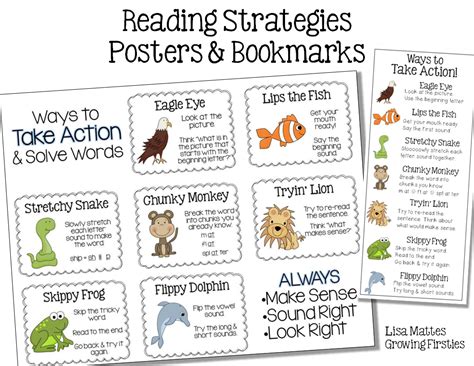 Reading Strategy Freebie | Growing Firsties