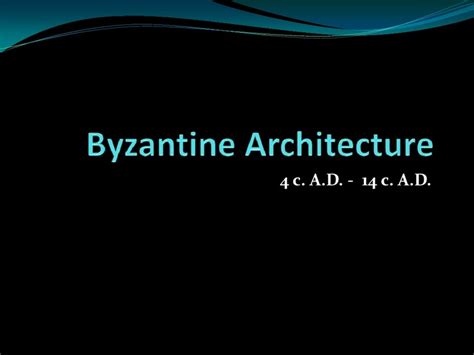 byzantine-architecture-ppt by despkyr2 via Slideshare Byzantine Architecture, Architecture Art ...