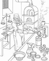 Blacksmith Coloring Page sketch template