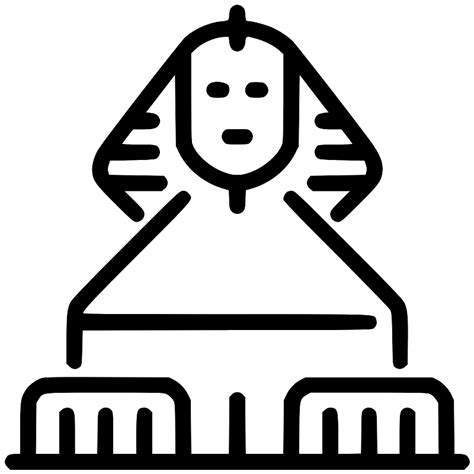 Egupt Sphinx Vector SVG Icon - SVG Repo