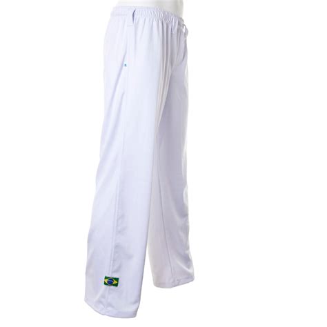 Capoeira Martial Arts Pants Authentic Brazilian Children's Trousers Unisex white With Brazilian ...