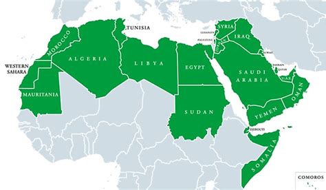 Arabic Speaking Countries - WorldAtlas