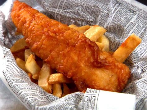 Traditional British Fish and Chips Recipe | Food Network